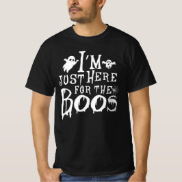 Camiseta só estou aqui para os boos... presente, boo hallow