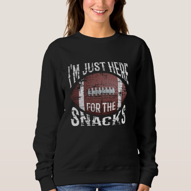 Camiseta Só estou aqui para os salgadinhos. (Frente)