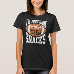 Camiseta Só estou aqui para os salgadinhos Engraçados Watch