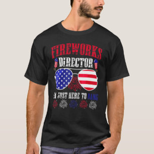 Camiseta Só estou aqui para pegar o diretor 4 de fogos de a
