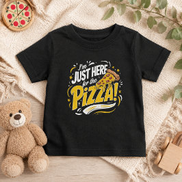 Camiseta Só Estou Aqui pela Pizza | Amor por Pizza