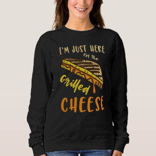 Camiseta Só estou aqui pelo queijo grelhado que encontrei