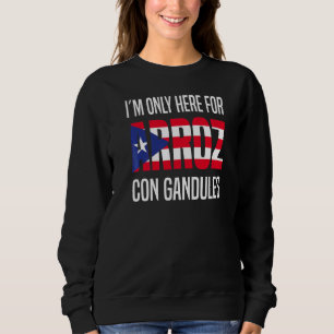 Camiseta Só estou aqui por Arroz Con Gandules Porto Rico