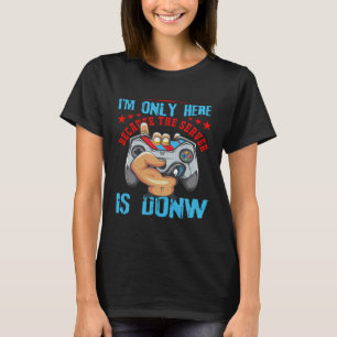 Camiseta Só estou aqui porque o servidor está em baixo