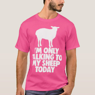 Camiseta Só estou falando com a Ovelha, o Engraçado Ovelha 