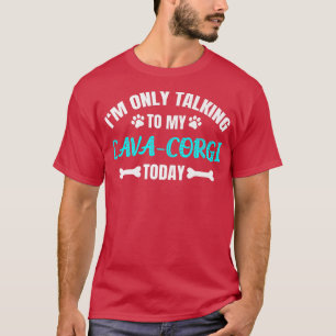 Camiseta Só estou falando com meu Cava-corgi hoje520