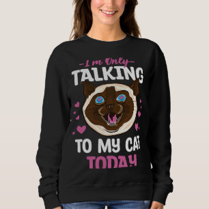 Camiseta Só estou falando com meu gato hoje 69