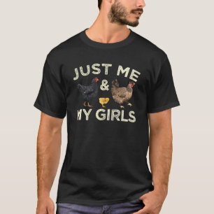 Camiseta Só Eu E As Minhas Meninas Fazendeiros De Frango Fa