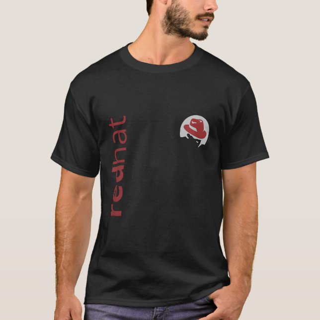 Camiseta So L do Ventilador do Red Hat Tux Penguin de Códig (Frente)