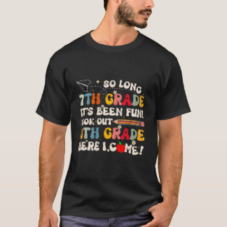 Camiseta So Long 7Th Grade 8Th Grade Graduate Last Day Of S