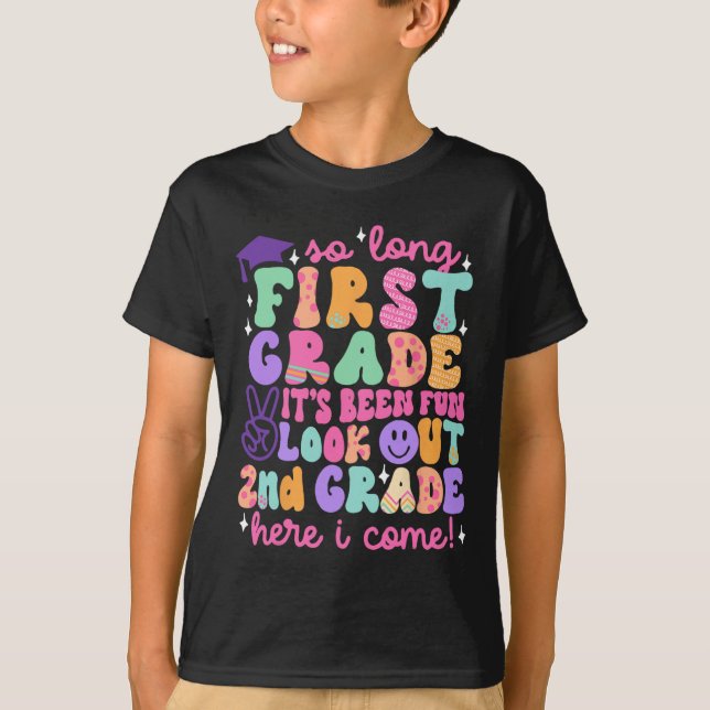Camiseta So Long First Grade Graduation 2nd Grade Here I Co (Frente)