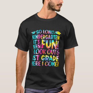 Camiseta So Long Kindergen Look Out 1St Grade Here I Come