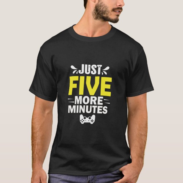 Camiseta Só Mais Cinco Minutos (Frente)