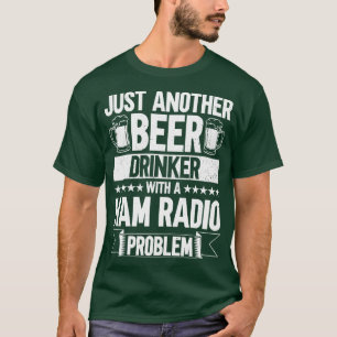 Camiseta Só Mais Um Bebê De Vinho Com Um Problema De Rádio 