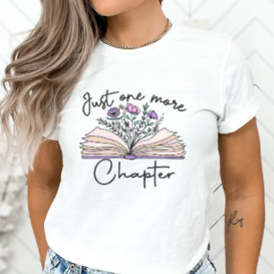 Camiseta Só Mais Um Capítulo, Livros