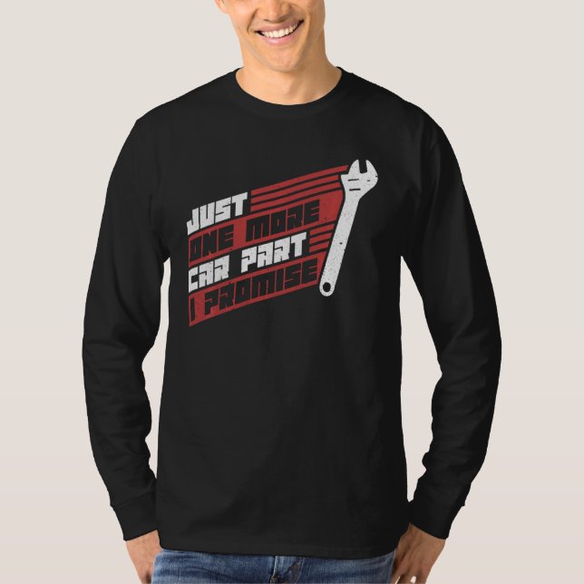 Camiseta Só Mais Um Carro Parte Eu Prometo Que Cara De Carr (Frente)