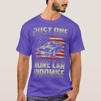 Camiseta Só Mais Um Carro Que Prometo Bandeira Americana Pa
