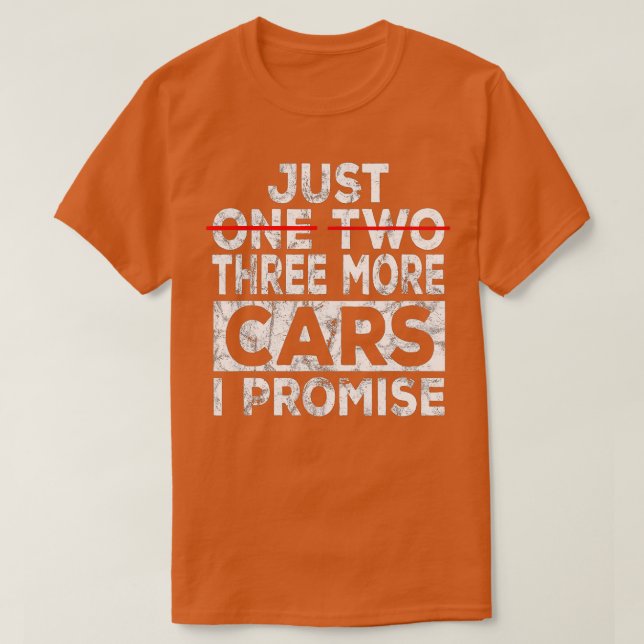 Camiseta Só Mais Um Carro Que Prometo Que O Amor Do Carro É (Frente do Design)