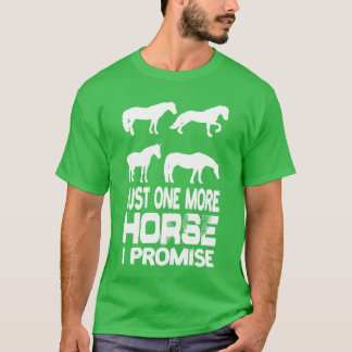 Camiseta Só Mais Um Cavalo Que Eu Prometo Esportes De Caval