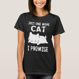 Camiseta Só mais um gato que prometo