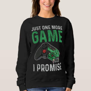 Camiseta Só Mais Um Jogo Que Prometo Para Um Gee Controlado