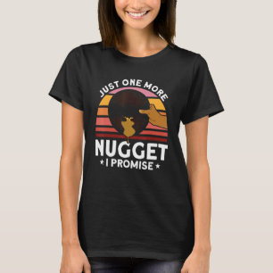 Camiseta Só Mais Um Nugget Que Prometo Menos Dourado Pannin