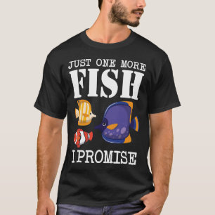 Camiseta Só Mais Um Peixe Que Prometo Aquário De Água Salga