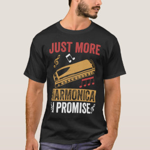 Camiseta Só Mais Um Que Prometo À Boca Do Jogador Harmonica