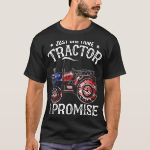 Camiseta Só Mais Um Trator Que Prometo Que Vintage.