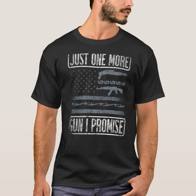 Camiseta Só Mais Uma Arma Que Prometo. (Frente)