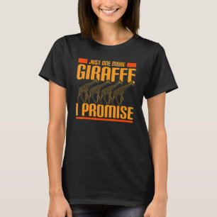 Camiseta Só Mais Uma Girafa Que Prometo Vintage Giraffe 1