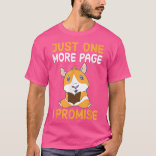 Camiseta Só mais uma página que prometo ao leitor de hamste
