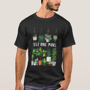 Camiseta Só Mais Uma Planta Senhora Mãe Flor Interior