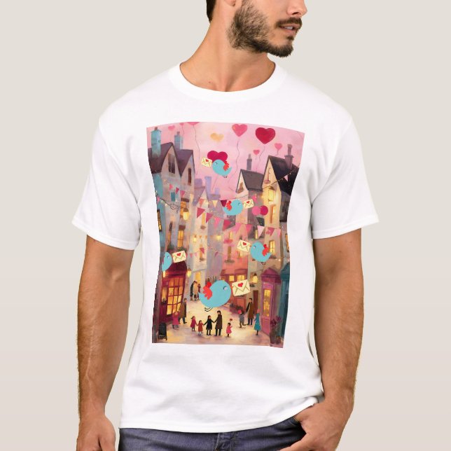 CAMISETA SO MANY VALENTINES FOR DELIVERY (Frente)