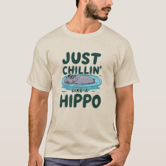 Camiseta Só me chamando de Hippo (Frente)
