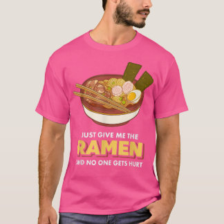 Camiseta Só me dê os homens e ninguém se machuca, comida