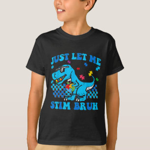Camiseta Só Me Deixe Estimular Irmão Conscientização do Aut