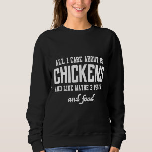 Camiseta Só me importo com o Chickens.