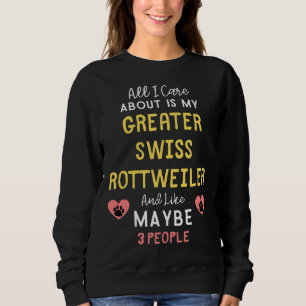 Camiseta Só Me Preocupo Com Meu Grande Rottweiler Suíço E