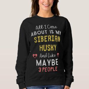 Camiseta Só Me Preocupo Com Meu Husky Siberiano E Com Maio