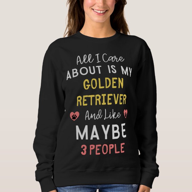 Camiseta Só Me Preocupo Com Meu Ouro De Retriever E Como M (Frente)