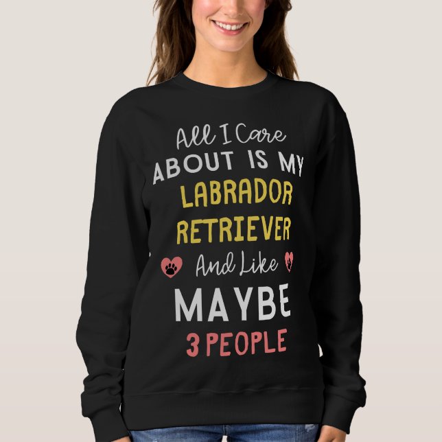 Camiseta Só Me Preocupo Com O Meu Labrador... (Frente)