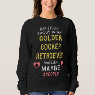 Camiseta Só Me Preocupo Com O Meu Ouro, Retriever Cocker E