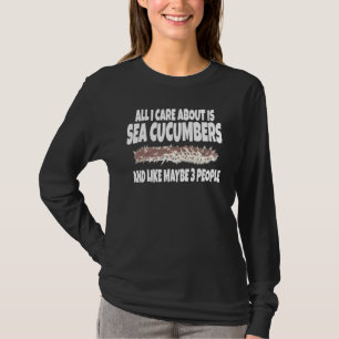 Camiseta Só Me Preocupo Com Pepinos Do Mar E Talvez 3