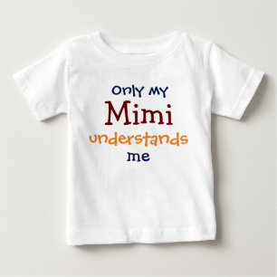 Camiseta Só Minha Mimi Me Entenderia Criança Toddler T-Shir