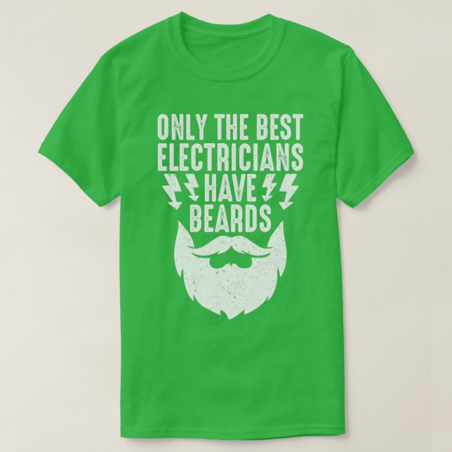 Camiseta Só O Melhor Elétrico Tem As Barbas Bombardeadas (Frente do Design)
