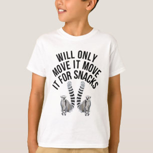 Camiseta Só O Movimentará Para O Limão De Snacks