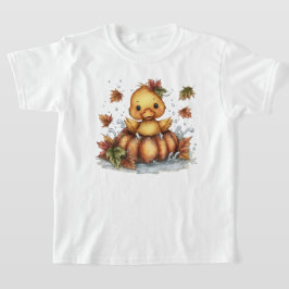 Camiseta Só passeando, Pato Queda Brincando De Pumpkin