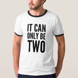 CAMISETA SÓ PODE SER DOIS