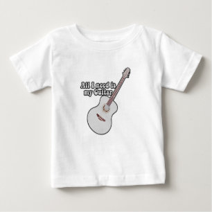 Camiseta Só preciso da minha guitarra.